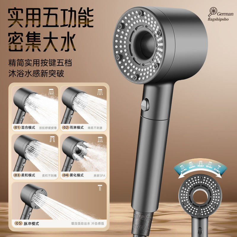 Turbo Shower Head, Super Powerful Rain Shower, Shower Head Set, Super Pressurized Bathroom, Bath Filter, Shower Head