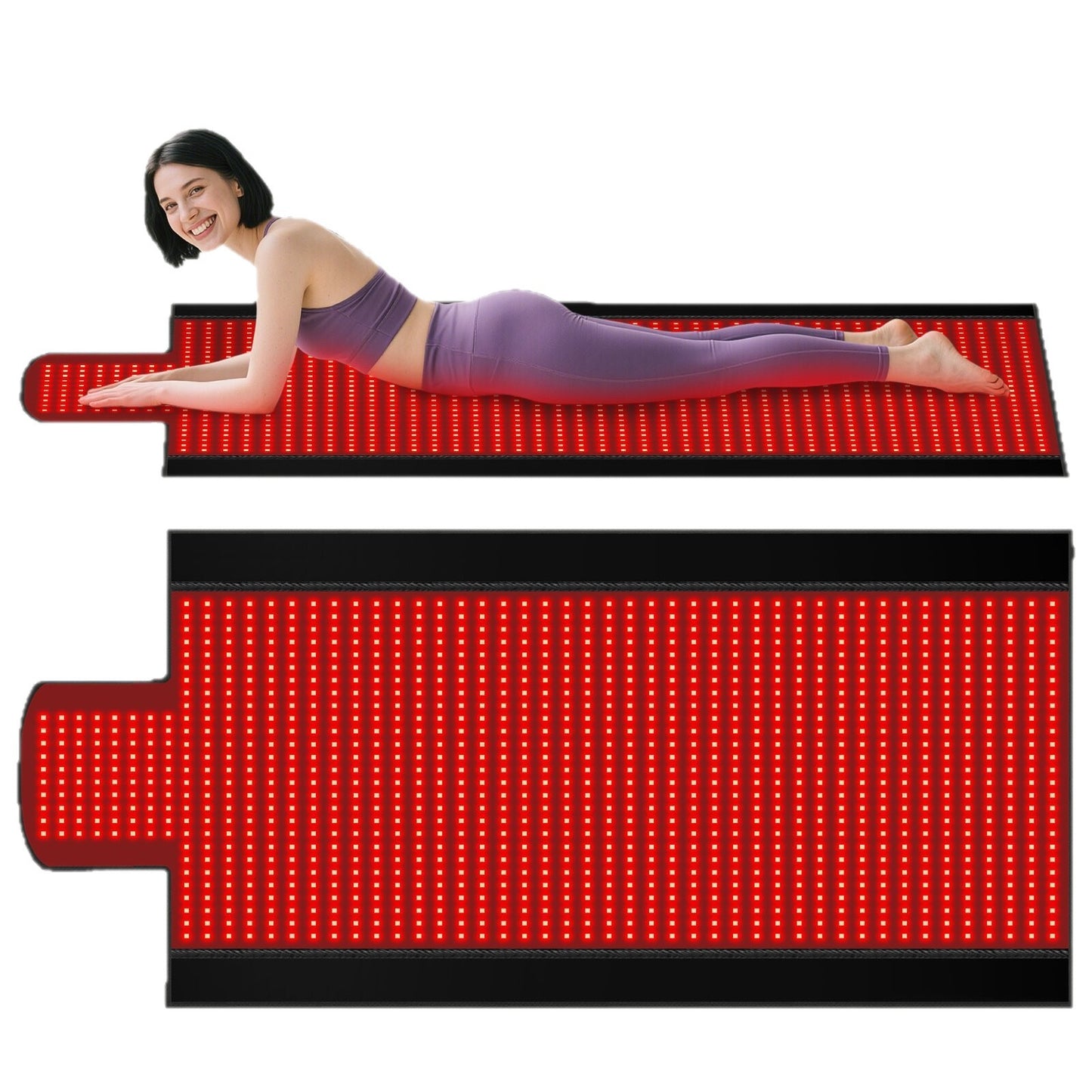 Red light therapy physiotherapy instrument beauty blanket near infrared light therapy lamp hot compress mattress LED diwali yoga mat for home use