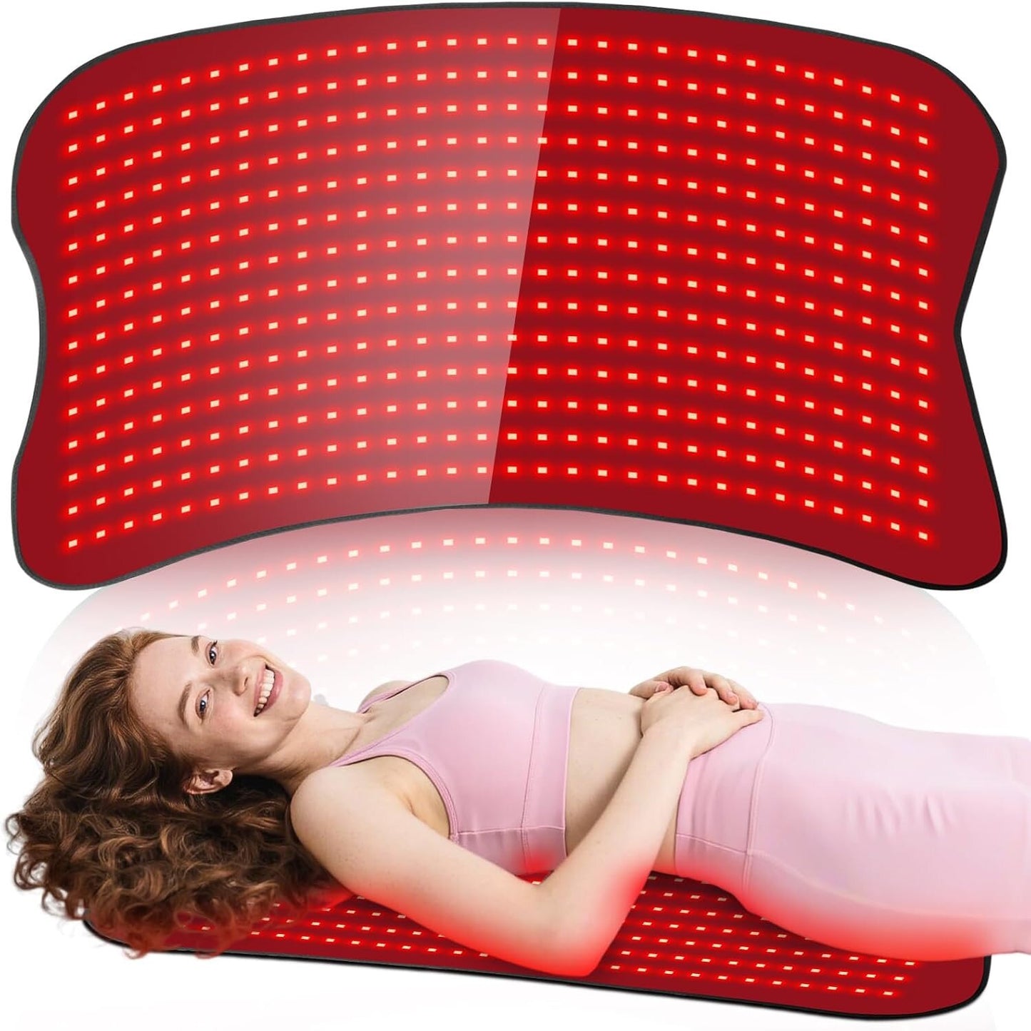 Red light therapy physiotherapy instrument beauty blanket near infrared light therapy lamp hot compress mattress LED diwali yoga mat for home use