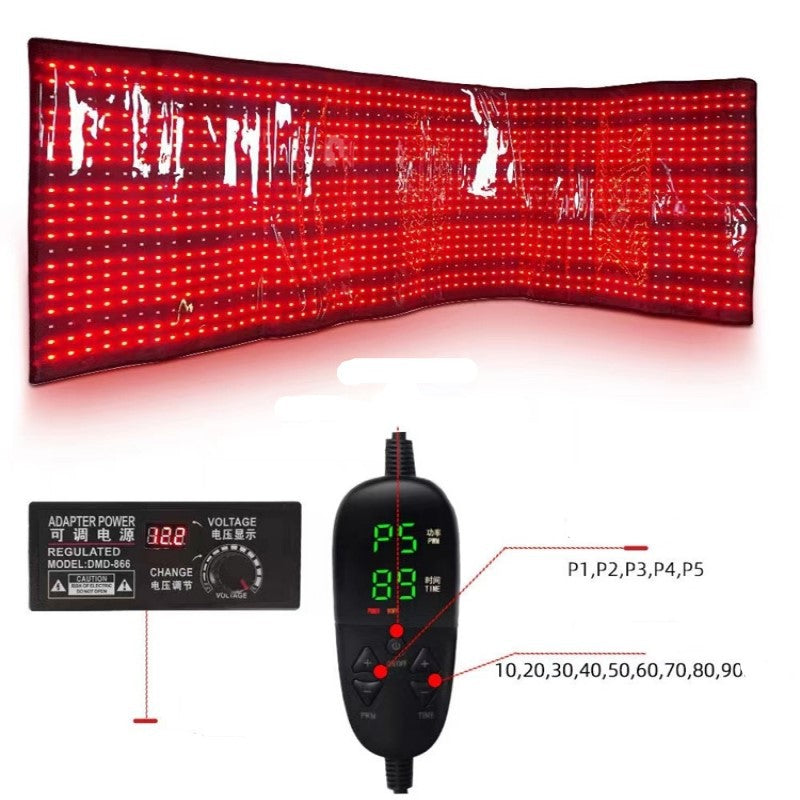 Red light therapy physiotherapy instrument beauty blanket near infrared light therapy lamp hot compress mattress LED diwali yoga mat for home use